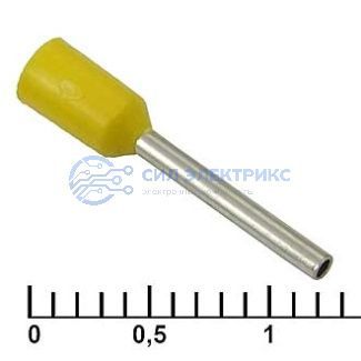 фото Наконечник на кабель DN00510 yellow (1x10mm)