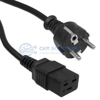 фото Сетевой шнур SCZ C19/Schuko-01 3m 3x1.5 16A