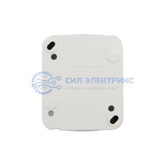 фото Розетка одноместная (керамика) Mini OG IP54, с заземлением, о/у, белая KRANZ