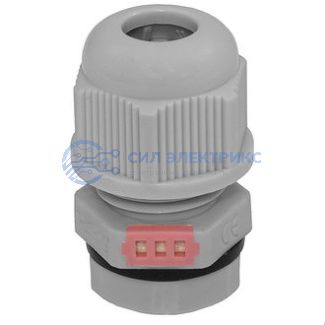 фото Кабельный ввод с вентиляцией PG7 (4-8) vent grey