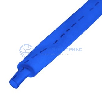 фото Трубка термоусаживаемая ТУТ нг 25,0/12,5мм, синяя, упаковка 10 шт. по 1м REXANT