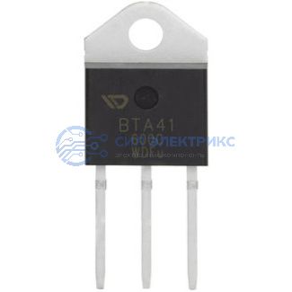 фото Симистор BTA41-600C, 600 В, 40 А, корпус TOP3, изолированный