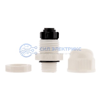 фото Кабельный ввод Кабельный ввод MG-12 (7,6-4,6 мм) белый 2 шт. REXANT