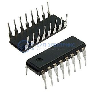 фото Микросхема К155ИП4, 5 В напряжение питания, 18 выводов, 130 МГц, -40°C до +85°C