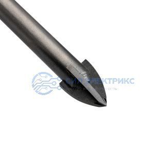 Сверло по стеклу и керамике 12 мм 4 грани шестигранный хвостовик Kranz фото Сверло по стеклу и керамике 12 мм 4 грани шестигранный хвостовик Kranz