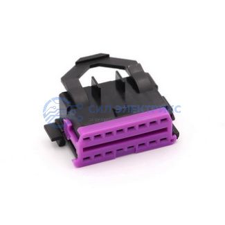 фото Адаптер диагностический переходник OBD-16-Z01, OBD2-female, 16 контактов, 24 В, ABS пластик