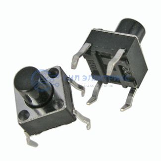 фото Тактовая кнопка KAN0610-0731B 6x6x7 mm SWT-6