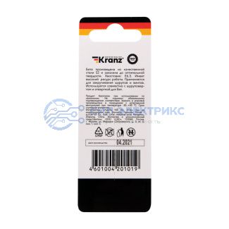 фото Бита для шуруповерта PZ1х50 мм (2 шт./уп.) Kranz