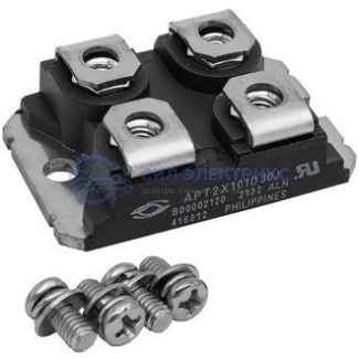 фото Диодный модуль APT2X101D30J, 100 А, 300 В, корпус SOT-227