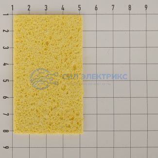 фото Губка для очистки паяльного жала 70x40 мм REXANT