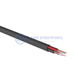 фото Кабель КВК-П-2 +2x0,75 мм² (Cu/CCA) (96) черный, 200 м, PROconnect
