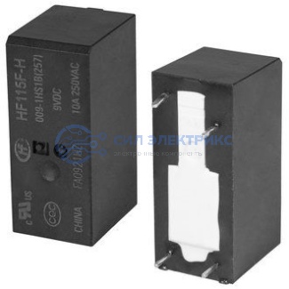 Реле HF115F-H/009-1HS1B, 9VDC, 16A, тип контактов: нормально открытый (NO), сила удержания: 200 г, рабочая температура: -40°C до +85°C фото Реле HF115F-H/009-1HS1B, 9VDC, 16A, тип контактов: нормально открытый (NO), сила удержания: 200 г, рабочая температура: -40°C до +85°C