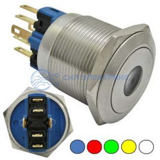 фото Кнопка антивандальная GQ22-11ZD/R on-off+off-on