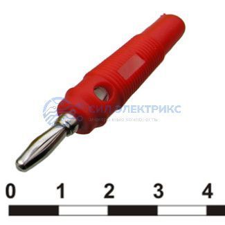 фото Штекер (гнездо, клемма) 10-0074 red