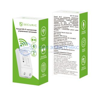 Умный беспроводной Wi-Fi контроллер управления питанием SECURIC фото Умный беспроводной Wi-Fi контроллер управления питанием SECURIC