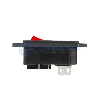Выключатель клавишный 250 V 6 А (4с) ON-OFF красный с подсветкой и штекером C14 3PIN REXANT фото Выключатель клавишный 250 V 6 А (4с) ON-OFF красный с подсветкой и штекером C14 3PIN REXANT