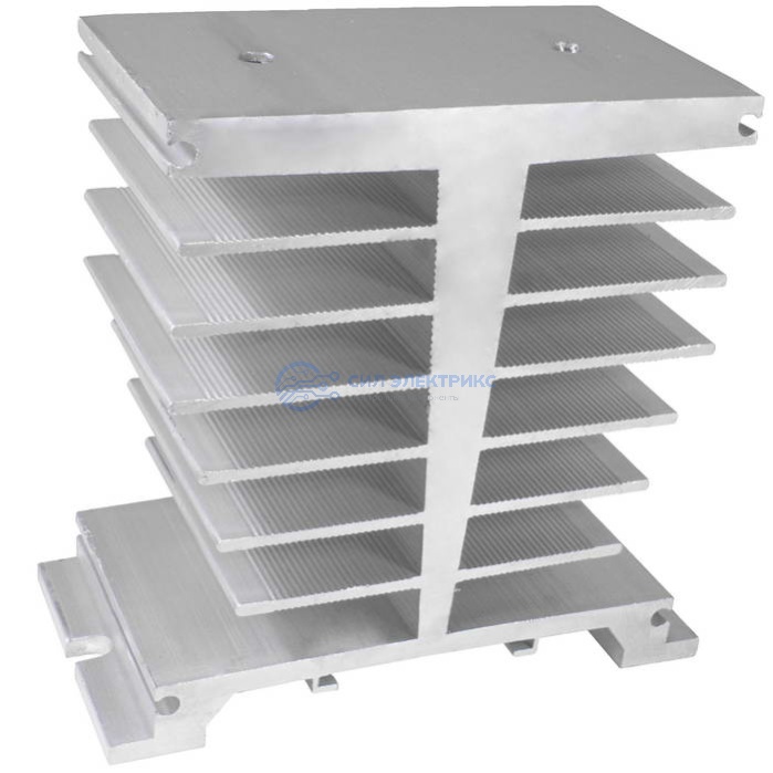 Радиатор T50 SSR, 50x100x96 мм, корпус алюминиевый, температура работы -40°C до +85°C, 80-100 А фото Радиатор T50 SSR, 50x100x96 мм, корпус алюминиевый, температура работы -40°C до +85°C, 80-100 А