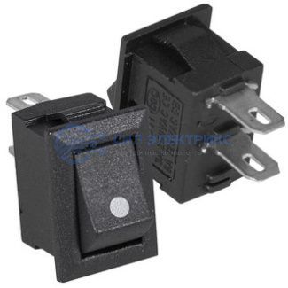 Клавишный переключатель KCD5-101-C1-B/2P, on-off, черный, номинальное напряжение 250 В, ток 6 А фото Клавишный переключатель KCD5-101-C1-B/2P, on-off, черный, номинальное напряжение 250 В, ток 6 А