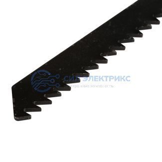 Пилка для электролобзика 100 мм 8 з/д 5-60 мм T111C (2 шт./уп.) (дерево) Kranz фото Пилка для электролобзика 100 мм 8 з/д 5-60 мм T111C (2 шт./уп.) (дерево) Kranz