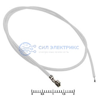 Разъем питания низковольтный HB 2,00 mm AWG26 0,3m white фото Разъем питания низковольтный HB 2,00 mm AWG26 0,3m white