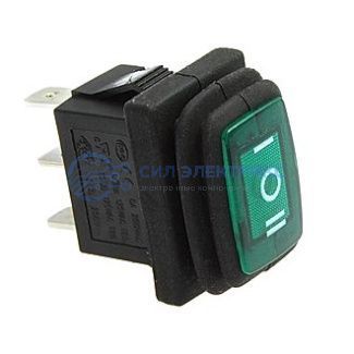 фото Клавишный переключатель SB008, IP65, on-off-on, размеры 13x19.2 мм, номинальное напряжение 250 В, ток 6 А