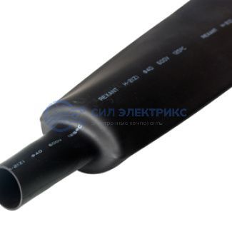 фото Трубка термоусаживаемая ТУТ нг 40,0/20,0мм, черная, упаковка 10 шт. по 1м REXANT