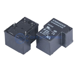 фото Реле NT90-RHAS-DC24V-C-B-0.9, 24VDC, 10A, тип контактов: переключающий (SPDT), сила удержания: 100 г, рабочая температура: -40°C до +85°C