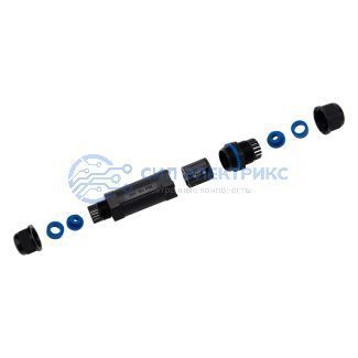 фото Кабельный коннектор I-образный (5PIN) IP68 REXANT