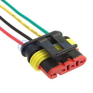 фото Разъём авт. соединитель DJ7041-1.5-21 (18AWG 200mm)
