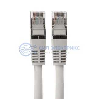 фото Шнур коммутационный, патч-корд F/UTP RJ45-RJ45, CAT 6, ZH нг(А)-HF, серый, 5м REXANT