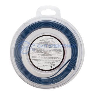 Трубка термоусаживаемая ТУТ нг 8,0/4,0мм, синяя, ролик 2,44м REXANT фото Трубка термоусаживаемая ТУТ нг 8,0/4,0мм, синяя, ролик 2,44м REXANT