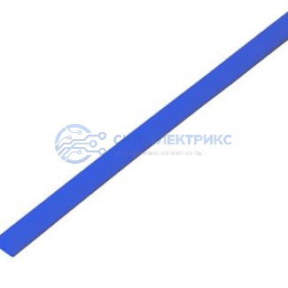 фото Трубка термоусаживаемая ТУТ 5,0/2,5мм, синяя, упаковка 50 шт. по 1м, PROconnect