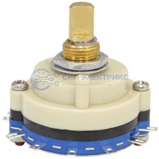 фото Галетный переключатель RCL371-1-1-8, 8 позиций, номинальное напряжение 250 В, ток 10 А