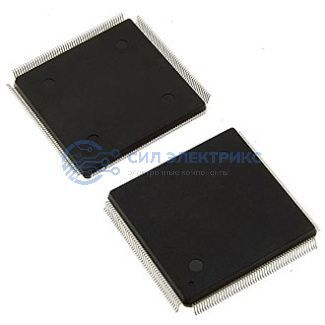 фото Микроконтроллер AT91RM9200-QU-002, ядро ARM9, 128 Кбайт ПЗУ, 180 МГц, корпус PQFP-208