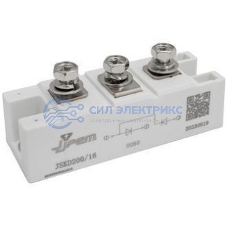 фото Диодный модуль JSKD200/16, 200 А, 1600 В, корпус E2