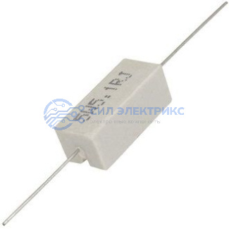 фото Резистор мощный постоянный RX27-1, 5.1 Ом, 5 Вт, допуск 5%, серия SQP5