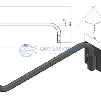 фото Кронштейн поворотный Севастополь-1, 50см REXANT