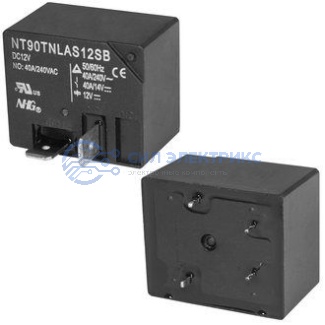 Реле NT90T-N-L-A-S-DC12V-S-B, 12VDC, 10A, тип контактов: переключающий (SPDT), сила удержания: 95 г, рабочая температура: -40°C до +85°C фото Реле NT90T-N-L-A-S-DC12V-S-B, 12VDC, 10A, тип контактов: переключающий (SPDT), сила удержания: 95 г, рабочая температура: -40°C до +85°C