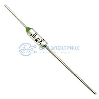 фото Термопредохранитель Termo fuse 113°C 10A axial, корпус axial, температура срабатывания 113°C, номинальный ток 10 А, рабочее напряжение 250 В