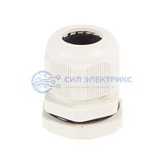 Кабельный ввод PG-21 (13-18 мм) серый фото Кабельный ввод PG-21 (13-18 мм) серый