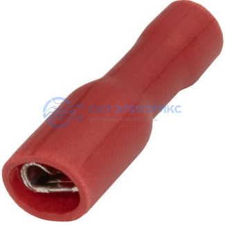 Клемма ножевая изолированная 10-0078 red фото Клемма ножевая изолированная 10-0078 red