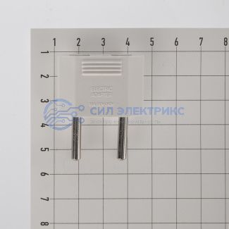 фото Сетевой переходник плоский "Тефаль" белый 1шт (БЛИСТЕР F) REXANT