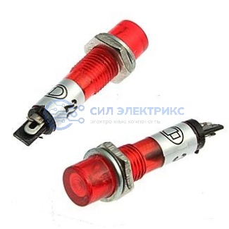 фото Лампочка неоновая в корпусе N-283-R 220V