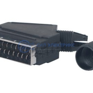 фото Разъем на кабель штекер SCART, пластик REXANT