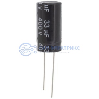 33 UF 400V 105*C 13*25 (JWCO) фото 33 UF 400V 105*C 13*25 (JWCO)