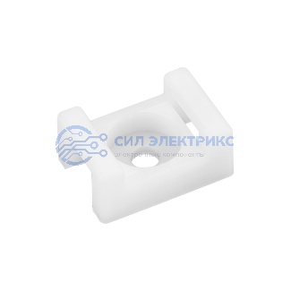 Площадка для крепления стяжки REXANT (ПС-2) 22x16 мм, белая, упаковка 100 шт. фото Площадка для крепления стяжки REXANT (ПС-2) 22x16 мм, белая, упаковка 100 шт.