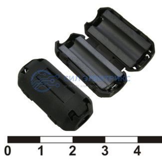 фото Фильтр ферритовый на провод ZCAT1325-0530A-BK (black)