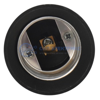 фото Переходник цокольный E14-E27 черный REXANT