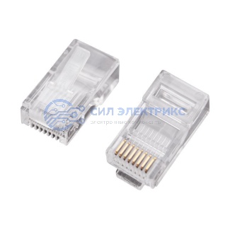 Разъем UTP RJ-45(8P8C), CAT 5e REXANT фото Разъем UTP RJ-45(8P8C), CAT 5e REXANT