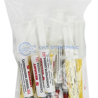 Смазка силиконовая REXANT, модель 221, до +350 ℃, 2 мл, шприц фото Смазка силиконовая REXANT, модель 221, до +350 ℃, 2 мл, шприц